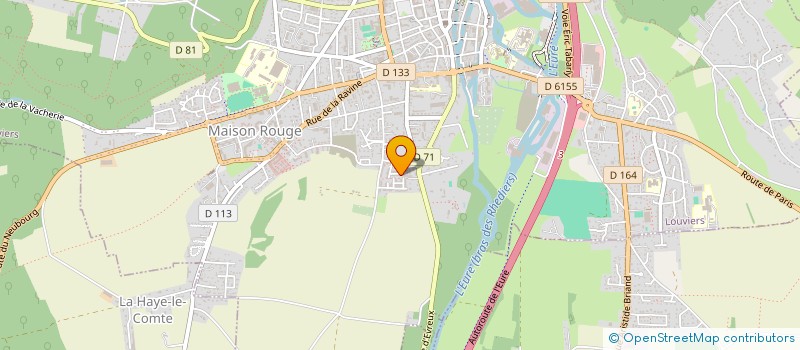 localisation de l'entreprise MONSIEUR AKIM DJEDOUI  LOUVIERS