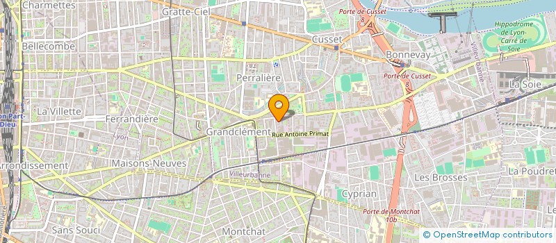 localisation de l'entreprise MONSIEUR AKIM GUERIDA  VILLEURBANNE