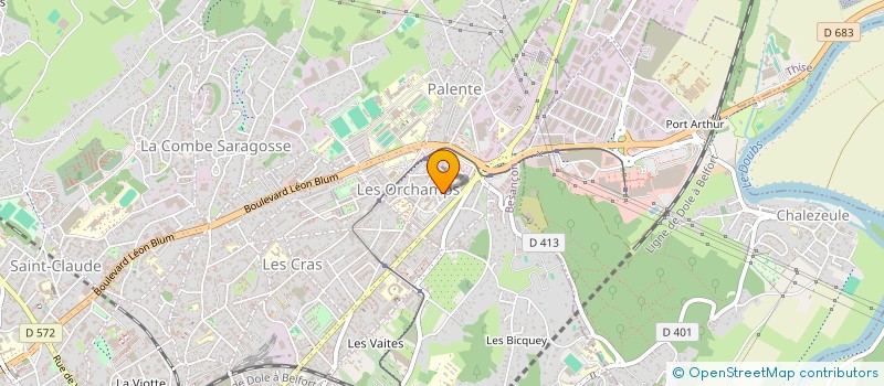 localisation de l'entreprise MONSIEUR AKIM KELLOUA  BESANCON