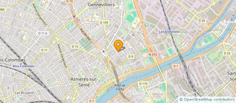 localisation de l'entreprise MONSIEUR AKIM LAOUINI à GENNEVILLIERS