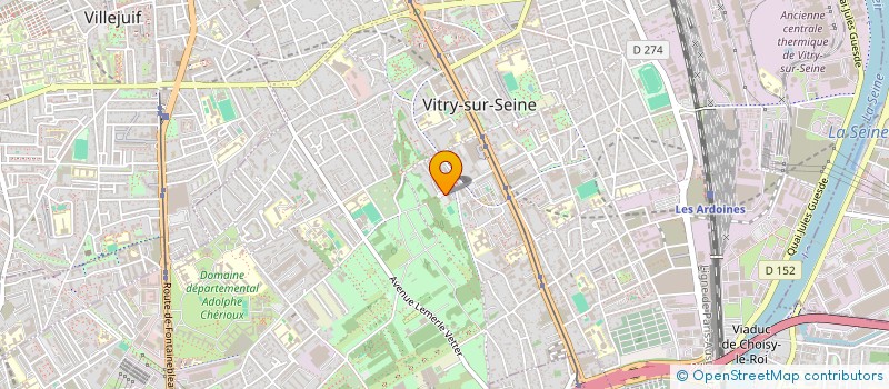 localisation de l'entreprise MONSIEUR AKIM LEROY  VITRY-SUR-SEINE