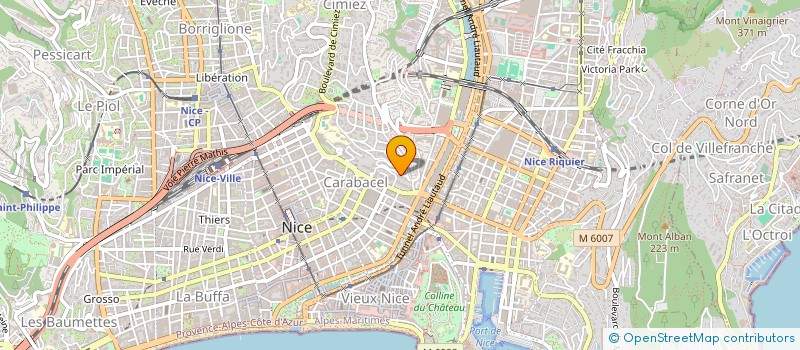localisation de l'entreprise MONSIEUR AKIM MARZOUKI à NICE