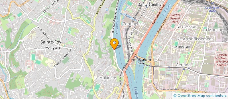 localisation de l'entreprise MONSIEUR AKIM MEBARKI  LA MULATIERE