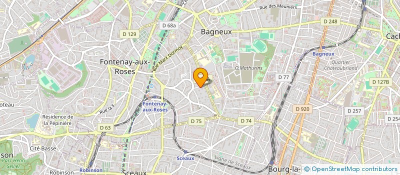 localisation de l'entreprise MONSIEUR AKIM MEKHFI à FONTENAY-AUX-ROSES