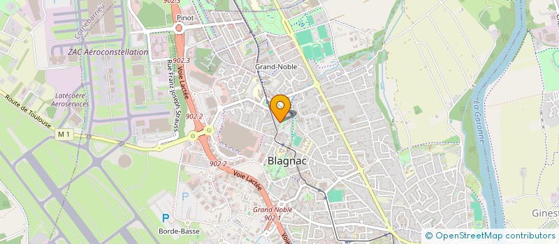 localisation de l'entreprise MONSIEUR AKIM NAMOUS  BLAGNAC