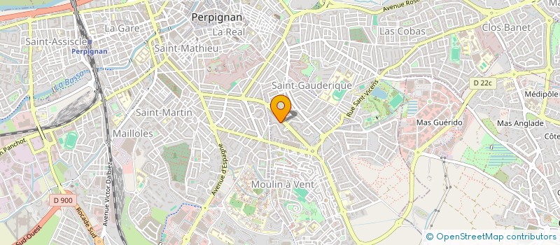 localisation de l'entreprise MONSIEUR AKIM OUM GARNINE  PERPIGNAN