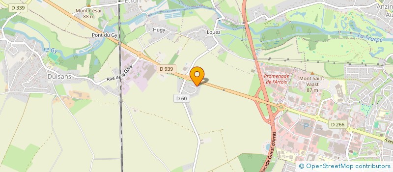 localisation de l'entreprise MONSIEUR AKIM RICHY  AGNEZ-LES-DUISANS