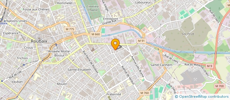 localisation de l'entreprise MONSIEUR AKIM SLIMI  ROUBAIX