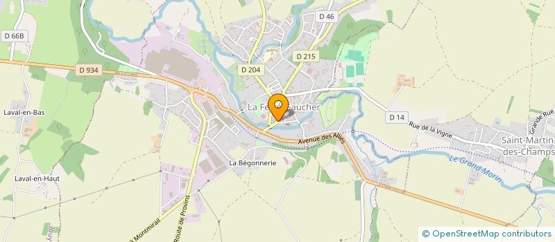 localisation de l'entreprise MONSIEUR AKIM TAKRANE à LA FERTE-GAUCHER