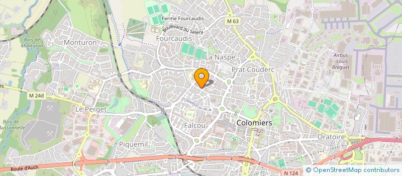 localisation de l'entreprise MONSIEUR AKIM THOMAS à COLOMIERS
