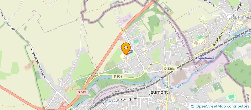 localisation de l'entreprise MONSIEUR AKIM ZAOUI à JEUMONT