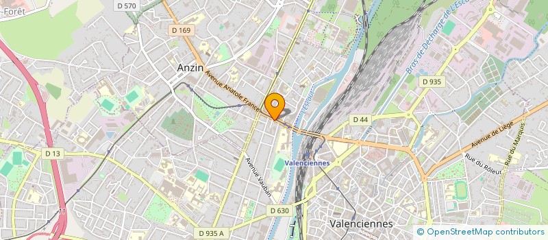 localisation de l'entreprise MONSIEUR AKIME LANDAUER  VALENCIENNES