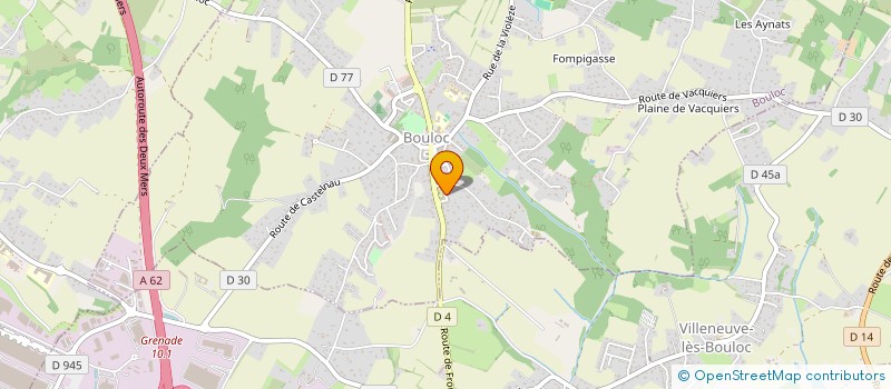 localisation de l'entreprise MONSIEUR AKIME LOUHAB  BOULOC