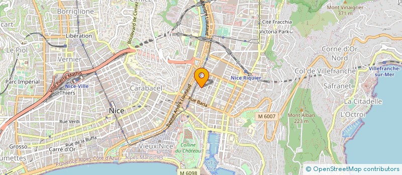localisation de l'entreprise MONSIEUR AKIMOO MOUGNI à NICE