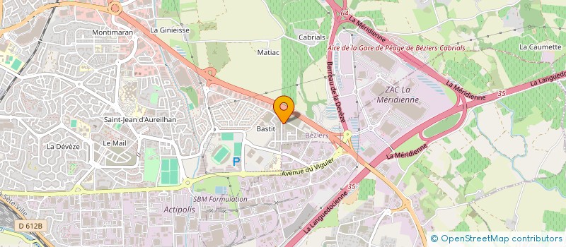 localisation de l'entreprise MONSIEUR AKIN BEKTAS  BEZIERS