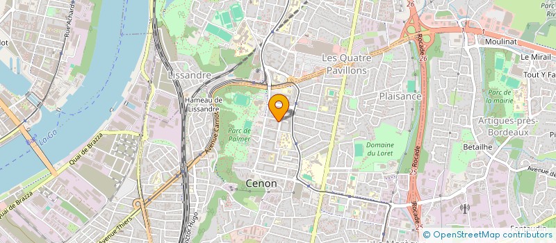 localisation de l'entreprise MONSIEUR AKIN GUNDOGDU à CENON