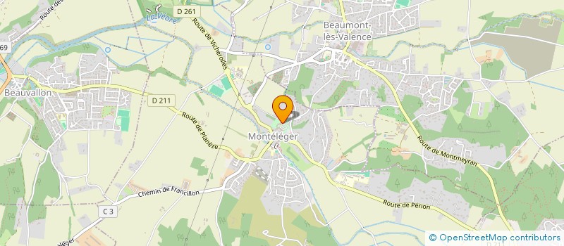 localisation de l'entreprise MONSIEUR AKIN OLA DJINADOU  MONTELEGER