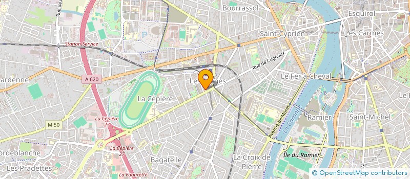 localisation de l'entreprise MONSIEUR AKIN OZKAN  TOULOUSE