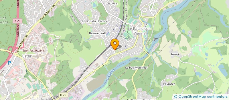 localisation de l'entreprise MONSIEUR AKIN SUNA à LE PALAIS-SUR-VIENNE