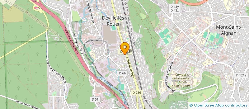 localisation de l'entreprise MONSIEUR AKINOLA AKINLEYE  DEVILLE-LES-ROUEN