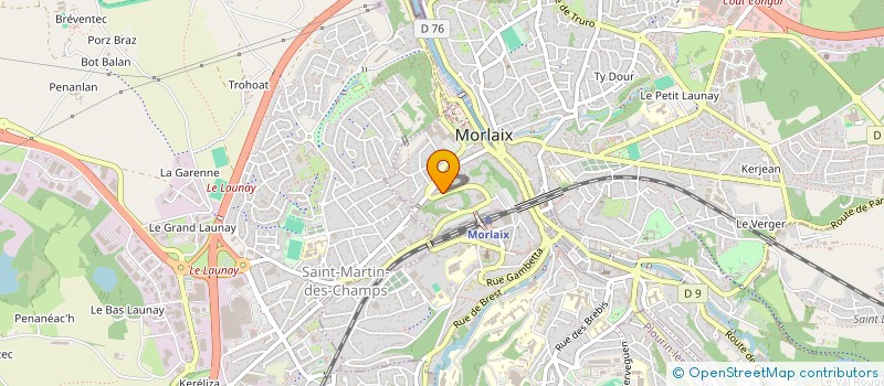 localisation de l'entreprise MONSIEUR AKKA OUAZIZ à MORLAIX