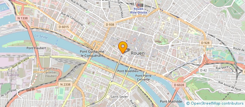 localisation de l'entreprise MONSIEUR AKLI AIT-TALEB  ROUEN