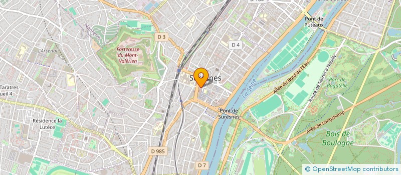 localisation de l'entreprise MONSIEUR AKLI BENATSOU à SURESNES