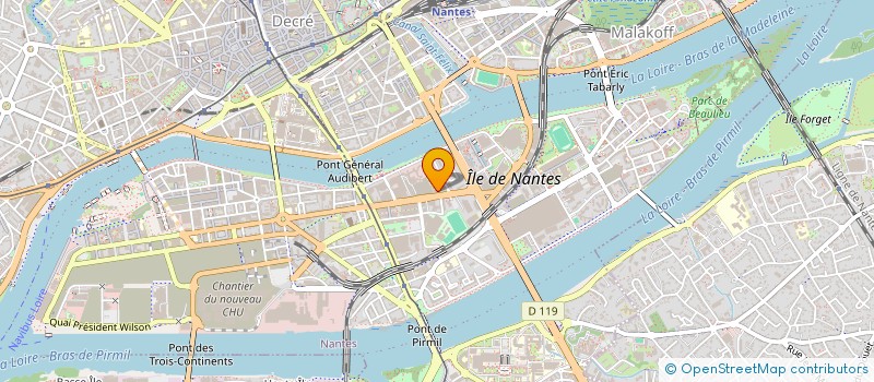 localisation de l'entreprise MONSIEUR AKLI BENHAMMA à NANTES