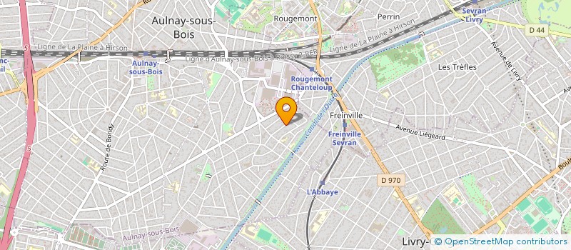 localisation de l'entreprise MONSIEUR AKLI BENMANSOUR à AULNAY-SOUS-BOIS