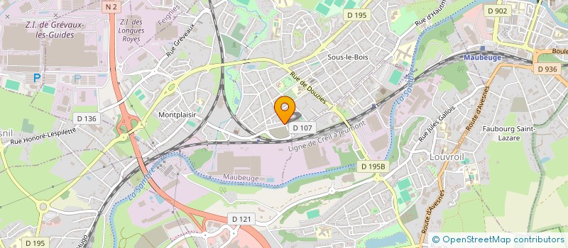 localisation de l'entreprise MONSIEUR AKLI BOUDALI à MAUBEUGE
