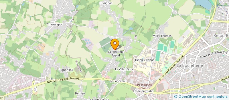 localisation de l'entreprise MONSIEUR AKLI CHALAL  SAINT-NAZAIRE