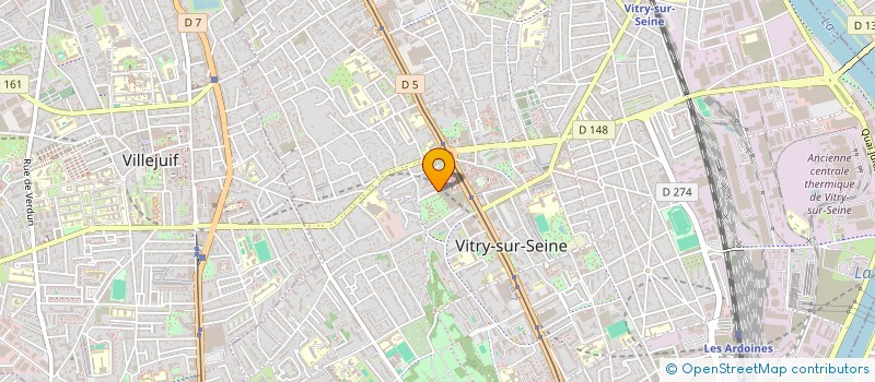 localisation de l'entreprise MONSIEUR AKLI CHERFAOUI  VITRY-SUR-SEINE