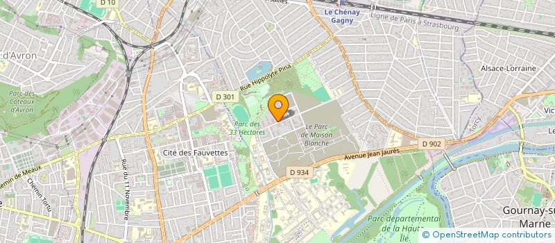 localisation de l'entreprise MONSIEUR AKLI CHERIFI à NEUILLY-SUR-MARNE
