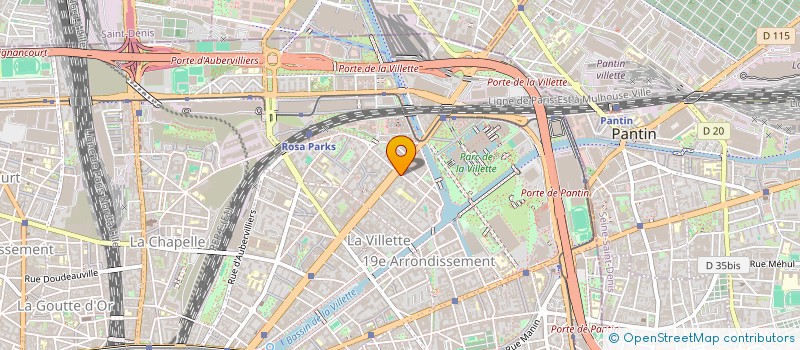 localisation de l'entreprise MONSIEUR AKLI DABEL  PARIS