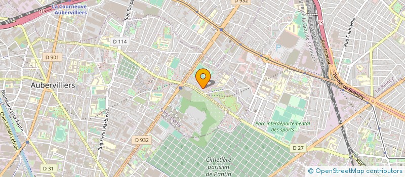 localisation de l'entreprise MONSIEUR AKLI FERHANI  PANTIN