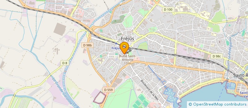 localisation de l'entreprise MONSIEUR AKLI KACED  FREJUS