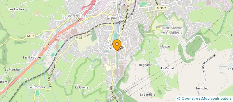 localisation de l'entreprise MONSIEUR AKLI MEGHARIE  SAINT-CHAMOND