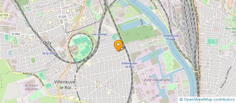 localisation de l'entreprise MONSIEUR AKLI YAHOUI à VILLENEUVE-LE-ROI