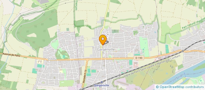 localisation de l'entreprise MONSIEUR AKLIL MEHENA  GARGENVILLE