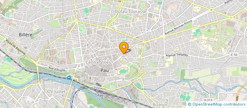 localisation de l'entreprise MONSIEUR AKMAL MUJADIDI à PAU