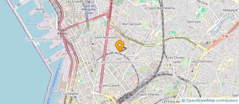 localisation de l'entreprise MONSIEUR AKMAL NAJIBZADA à MARSEILLE