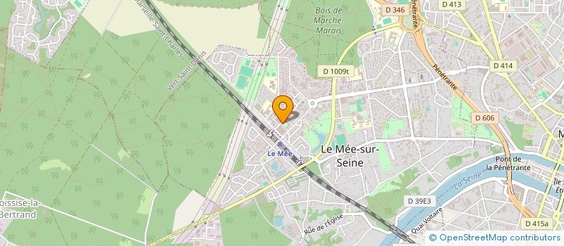 localisation de l'entreprise MONSIEUR AKNAL KHAN  LE MEE-SUR-SEINE