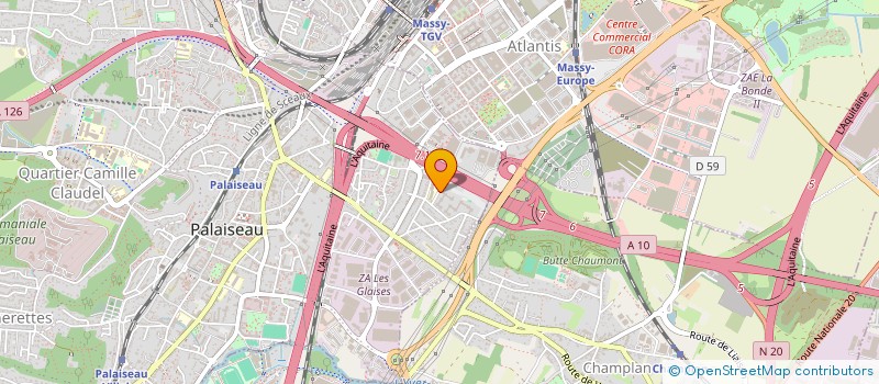 localisation de l'entreprise MONSIEUR AKO LASSEY à PALAISEAU