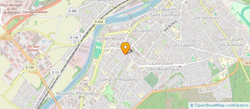 localisation de l'entreprise MONSIEUR AKOB SUKIASYAN  COMPIEGNE