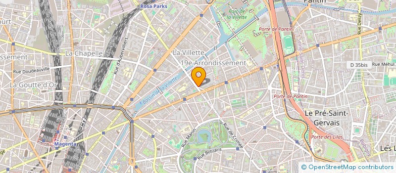 localisation de l'entreprise MONSIEUR AKODOGBO GODONOU  PARIS