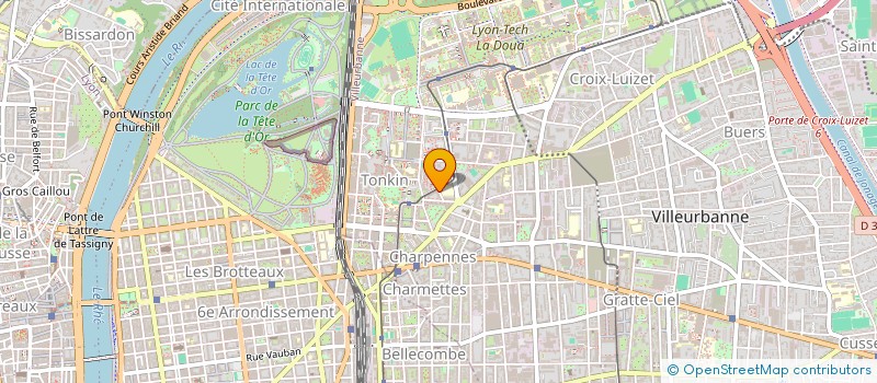 localisation de l'entreprise MONSIEUR AKOP GLDZHIAN  VILLEURBANNE