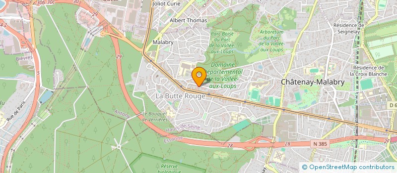 localisation de l'entreprise MONSIEUR AKOUETE MARCEL KOUDAYA  CHATENAY-MALABRY