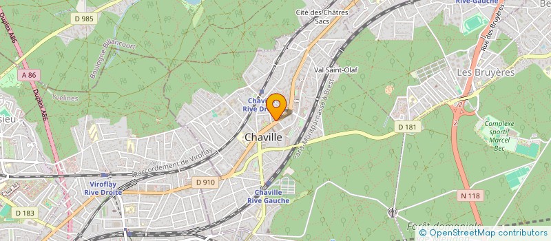 localisation de l'entreprise MONSIEUR AKOUETE TEVI-BENISSAN à CHAVILLE