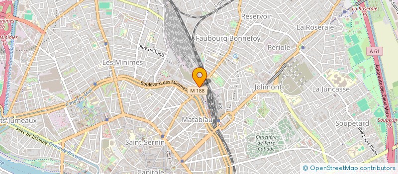 localisation de l'entreprise MONSIEUR AKPA DJAKO à TOULOUSE