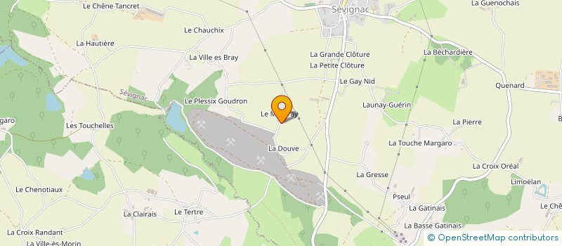 localisation de l'entreprise MONSIEUR AKRAM BEN MEFTAH  SEVIGNAC